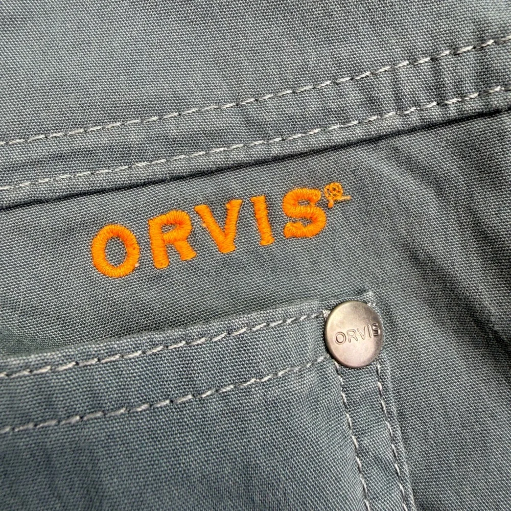 Orvis Shorts Mens 36 Blue Jackson Quick-Dry Outdoor Hiking Utility